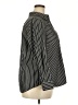 Chaps 100% Cotton Chevron-herringbone Black Long Sleeve Blouse Size 2X - photo 4