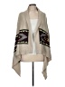 Heart n Crush Aztec Or Tribal Print Tan Poncho Size M - photo 1