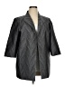 MING WANG Chevron-herringbone Gray Coat Size XL (estimated) - photo 1