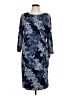 Sami & JO Paisley Blue Cocktail Dress Size L - photo 1