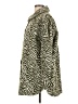 Peter Som Animal Print Green Coat Size L - photo 5
