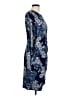 Sami & JO Paisley Blue Cocktail Dress Size L - photo 4