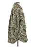 Peter Som Animal Print Green Coat Size L - photo 4