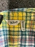 Woolrich 100% Cotton Plaid Yellow Long Sleeve Button-Down Shirt Size M - photo 7