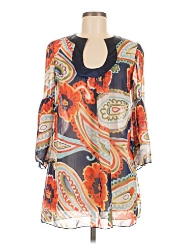 Arden B. 3/4 Sleeve Blouse (view 1)