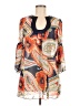 Arden B. 100% Polyester Orange 3/4 Sleeve Blouse Size M - photo 1