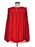 Ann Taylor LOFT 100% Polyester Red Long Sleeve Blouse Size M - photo 2