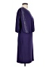 Venus Solid Purple Cocktail Dress Size L - photo 4