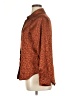 Shein Animal Print Brown Long Sleeve Blouse Size 12 - photo 5