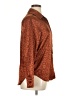 Shein Animal Print Brown Long Sleeve Blouse Size 12 - photo 4