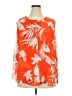 Cristina B. 100% Polyester Orange Sleeveless Blouse Size XXL - photo 1