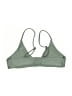 Unbranded Solid Green Swimsuit Top Size S - photo 2