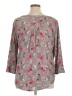 Elle Gray 3/4 Sleeve Blouse Size XL - photo 2