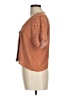 Leith 100% Rayon Orange Short Sleeve Blouse Size M - photo 5