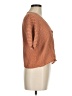 Leith 100% Rayon Orange Short Sleeve Blouse Size M - photo 4