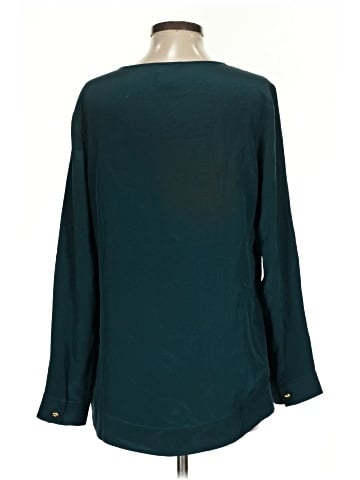 Doncaster Collection Long Sleeve Silk Top (view 2)