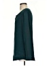 Doncaster Collection 100% Silk Teal Long Sleeve Silk Top Size 4 - photo 5