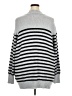 Chaps Stripes Silver Turtleneck Sweater Size 4X - photo 2