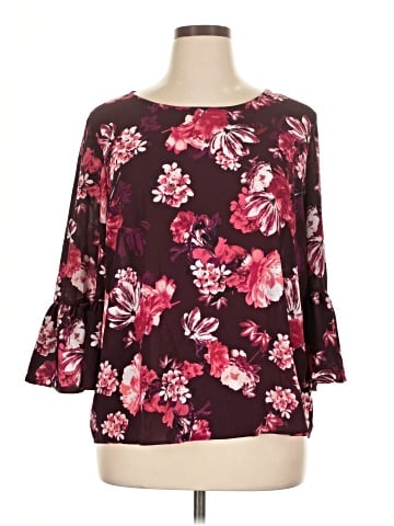 Elle 3/4 Sleeve Blouse (view 1)