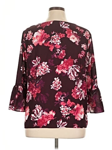 Elle 3/4 Sleeve Blouse (view 2)