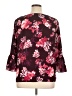 Elle Burgundy 3/4 Sleeve Blouse Size XL - photo 2