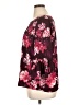 Elle Burgundy 3/4 Sleeve Blouse Size XL - photo 5