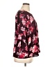 Elle Burgundy 3/4 Sleeve Blouse Size XL - photo 4