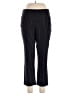 Apt. 9 Houndstooth Black Casual Pants Size 16 (petite) - photo 1