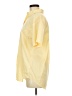 Lands' End Canvas Color Block Yellow Short Sleeve Button-Down Shirt Size M - photo 5