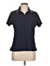 Athleta 100% Polyester Blue Short Sleeve Polo Size L - photo 1