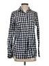 J.Crew Checkered-gingham Blue Long Sleeve Button-Down Shirt Size 4 - photo 1