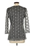 Christopher & Banks Black 3/4 Sleeve Blouse Size L - photo 2
