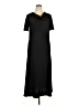 Bebe 100% Polyester Solid Black Casual Dress Size XL - photo 1