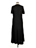 Bebe 100% Polyester Solid Black Casual Dress Size XL - photo 2