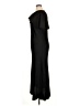 Bebe 100% Polyester Solid Black Casual Dress Size XL - photo 5