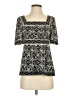 BCBGMAXAZRIA Black 3/4 Sleeve Top Size XS - photo 1