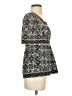 BCBGMAXAZRIA Black 3/4 Sleeve Top Size XS - photo 4