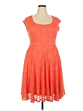 chinese dress ladies Strapless Coral Lace Long Prom Dress, Coral Lace Formal Dress, Long Co –  abcprom main image 0