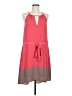 Bar III 100% Polyester Color Block Pink Casual Dress Size M - photo 1