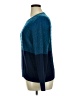 Kim Rogers 100% Cotton Color Block Blue Pullover Sweater Size XL - photo 5