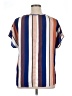 Unbranded Stripes Orange Short Sleeve Blouse Size XL (estimated) - photo 2