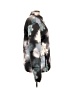 Fabletics 100% Polyester Tie-dye Blue Snow Jacket Size L - photo 4