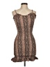 Storia Tweed Brown Cocktail Dress Size M - photo 1