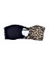 Unbranded Animal Print Black Swimsuit Top Size L - photo 1