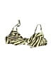 Sister Animal Print Brown Yellow Swimsuit Top Size S - photo 1