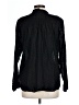 Point Sur 100% Cotton Black Long Sleeve Blouse Size 12 - photo 2