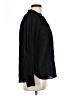 Point Sur 100% Cotton Black Long Sleeve Blouse Size 12 - photo 4