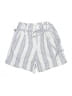 H&M L.O.G.G. Stripes White Shorts Size 2 - photo 1
