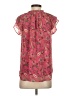 Ann Taylor LOFT 100% Polyester Pink Short Sleeve Blouse Size S - photo 2
