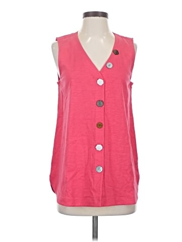 Soft Surroundings Sleeveless Button-Down Shirt (view 1)
